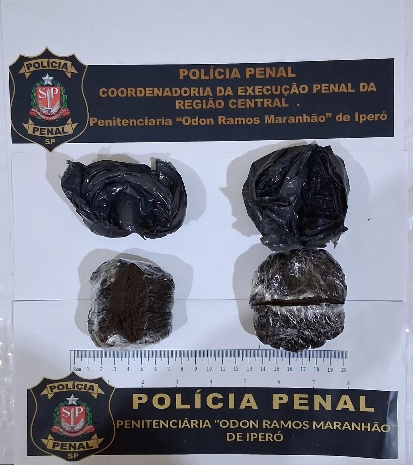 Mulher é flagrada com haxixe no sutiã ao tentar entrar na Penitenciária de Iperó