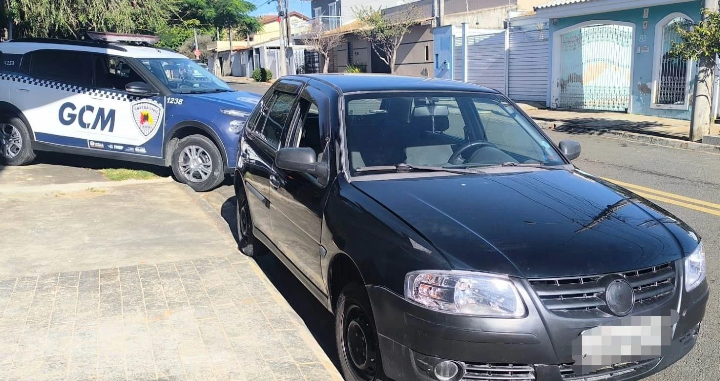 GCM de Sorocaba recupera veículo roubado menos de 24 horas após o crime