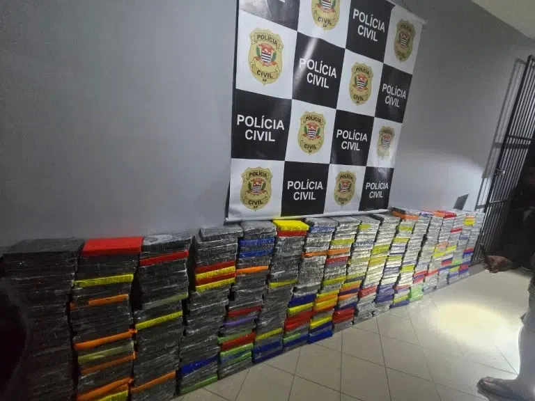 Polícia Civil de SP apreende 520 kg de cocaína em operação no litoral norte