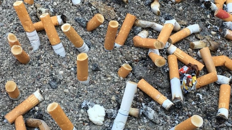 Lixo mais comum do planeta, 4,5 trilhões de bitucas de cigarro são lançadas por ano no mundo