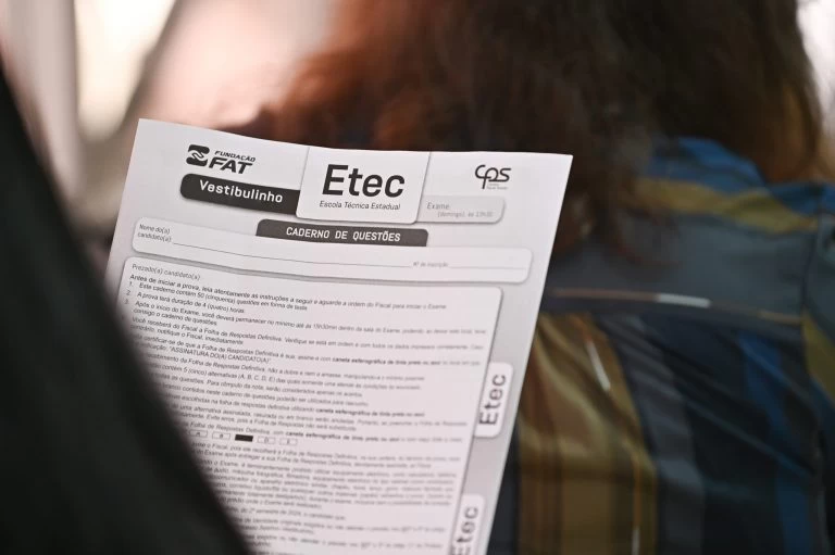 Etecs: inscrições estão abertas para o Vestibulinho do segundo semestre
