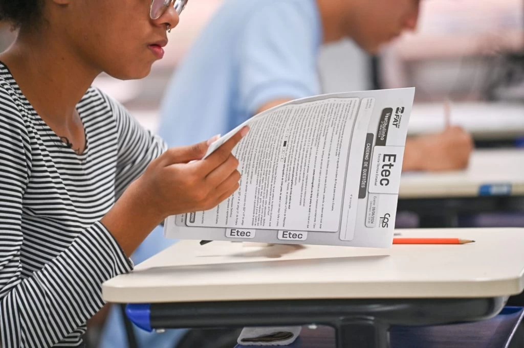 Vestibulinho das Etecs divulga locais de prova para o primeiro semestre de 2025