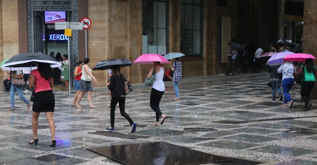 Chegada de frente fria e umidade traz chuva a partir desta quinta (28) em todo estado de SP