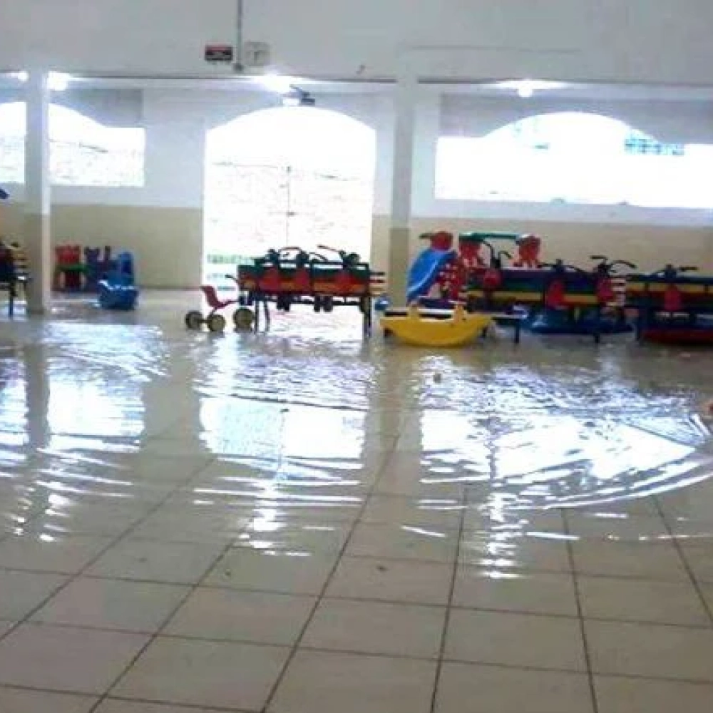 Alagada, creche tem atividades suspensas no Nova Esperança