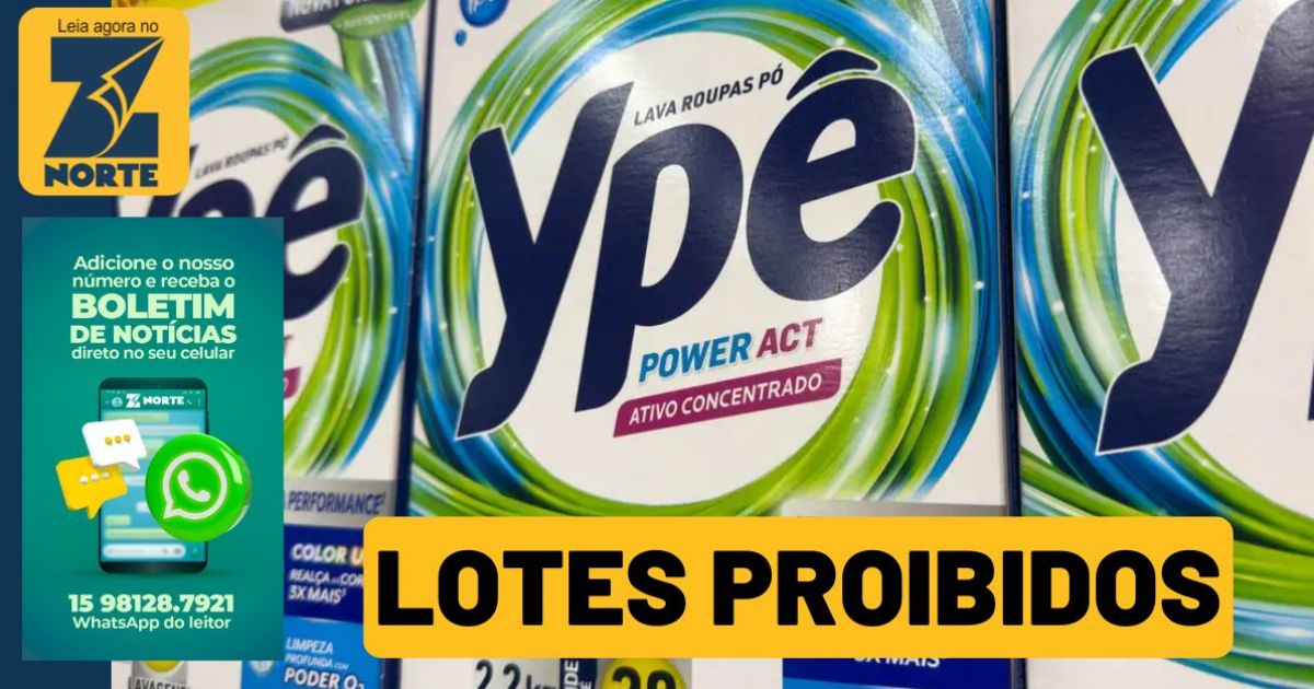 Anvisa suspende venda e proíbe uso de produtos Ypê - Jornal Z Norte