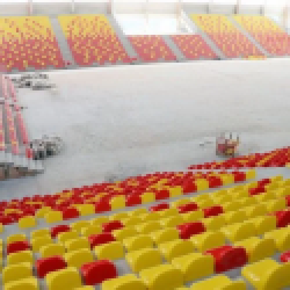 Arena Multiúso ganha as cores de Sorocaba