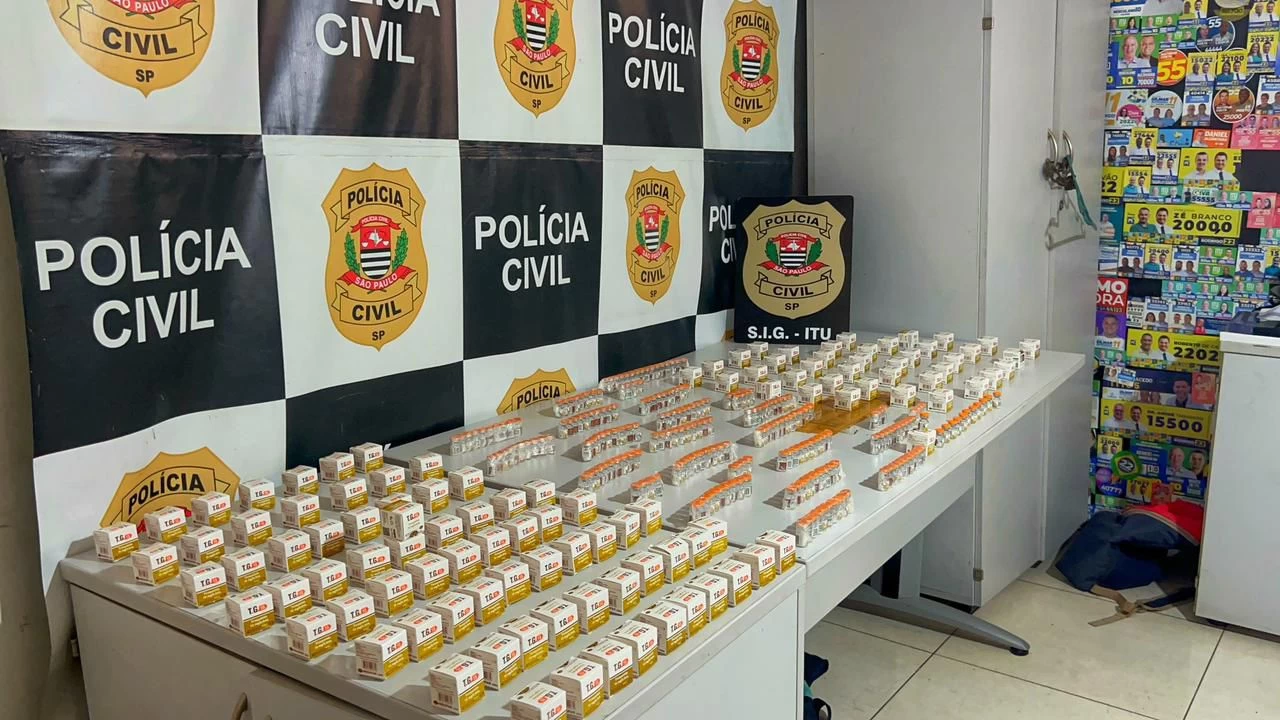 Polícia Civil de Itu prende homem com ampolas de medicamento sem registro da Anvisa