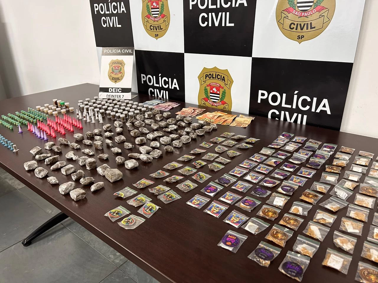Polícia Civil apreende mais de 380 porções de drogas na Vila Barão, em Sorocaba