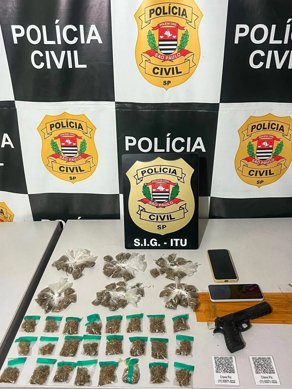 Polícia Civil de Itu prende casal suspeito de tráfico de drogas