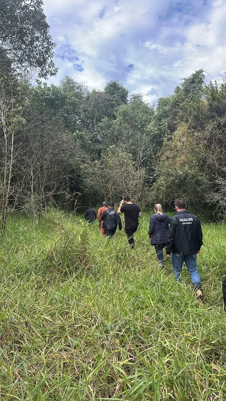 Deic localiza partes do corpo de vítima de feminicídio após indicação do suspeito em Votorantim