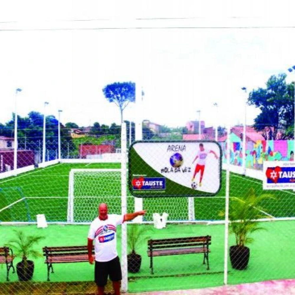 Associação Bola da Vez inaugura nova quadra em parceria com Tauste Ação Social