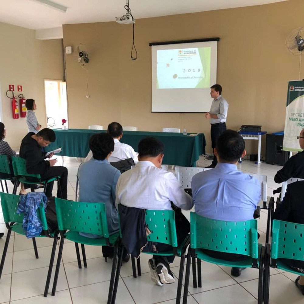 Comitiva chinesa conhece iniciativas ambientais de Sorocaba