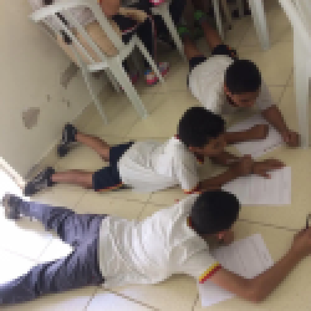 CRAS faz atividade com alunos pensando na Conferência de Assistência Social