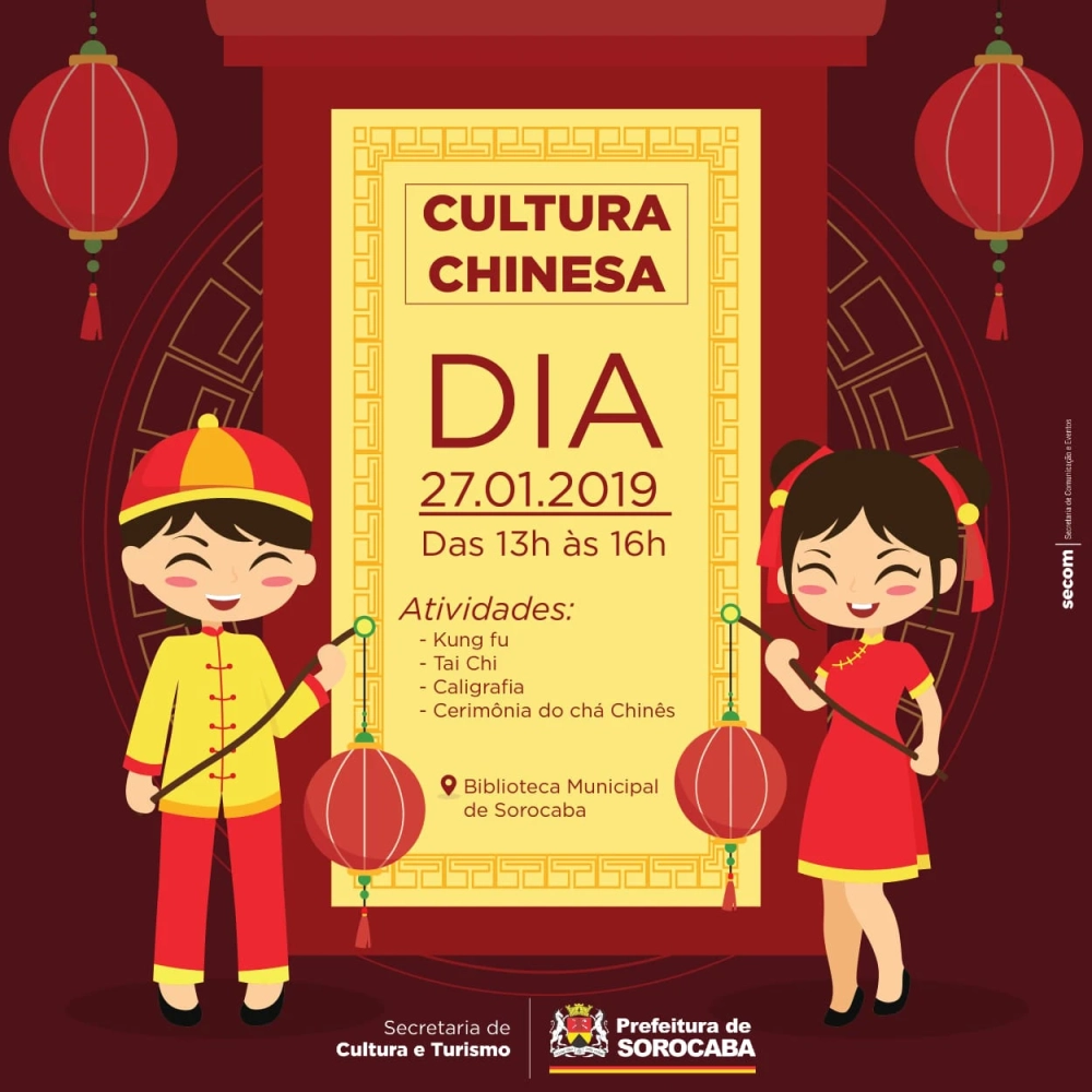 Cultura chinesa será tema de programação na Biblioteca Municipal