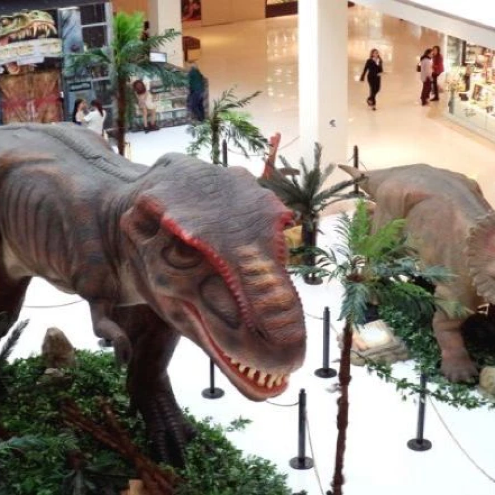 Dinossauros se despedem do Iguatemi Esplanada no pr ximo domingo