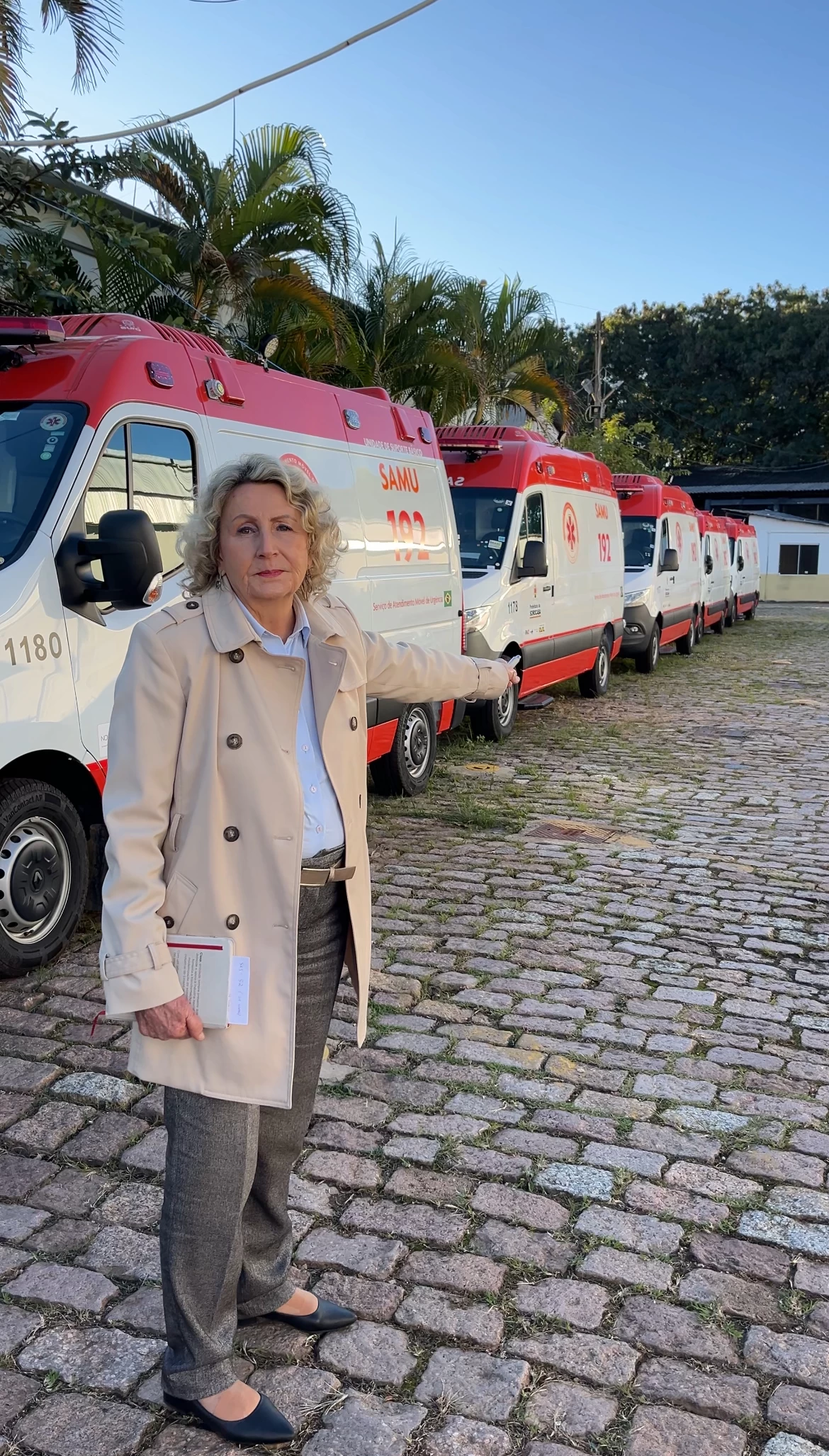 Iara Bernardi denuncia descaso da Prefeitura com veículos do serviço público