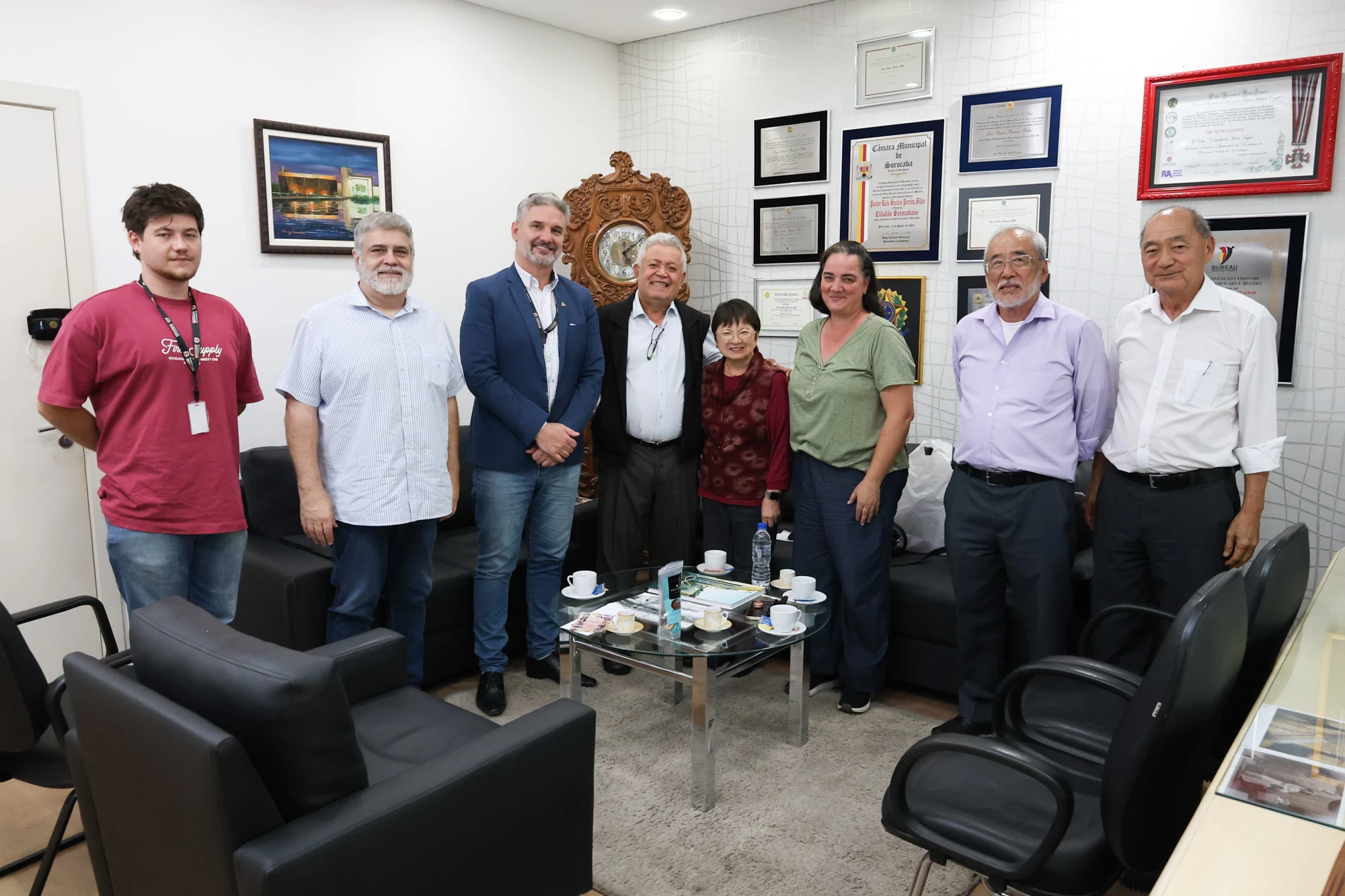 Presidente da Câmara Municipal de Sorocaba recebe organizadores de Festa das Nações de São Roque