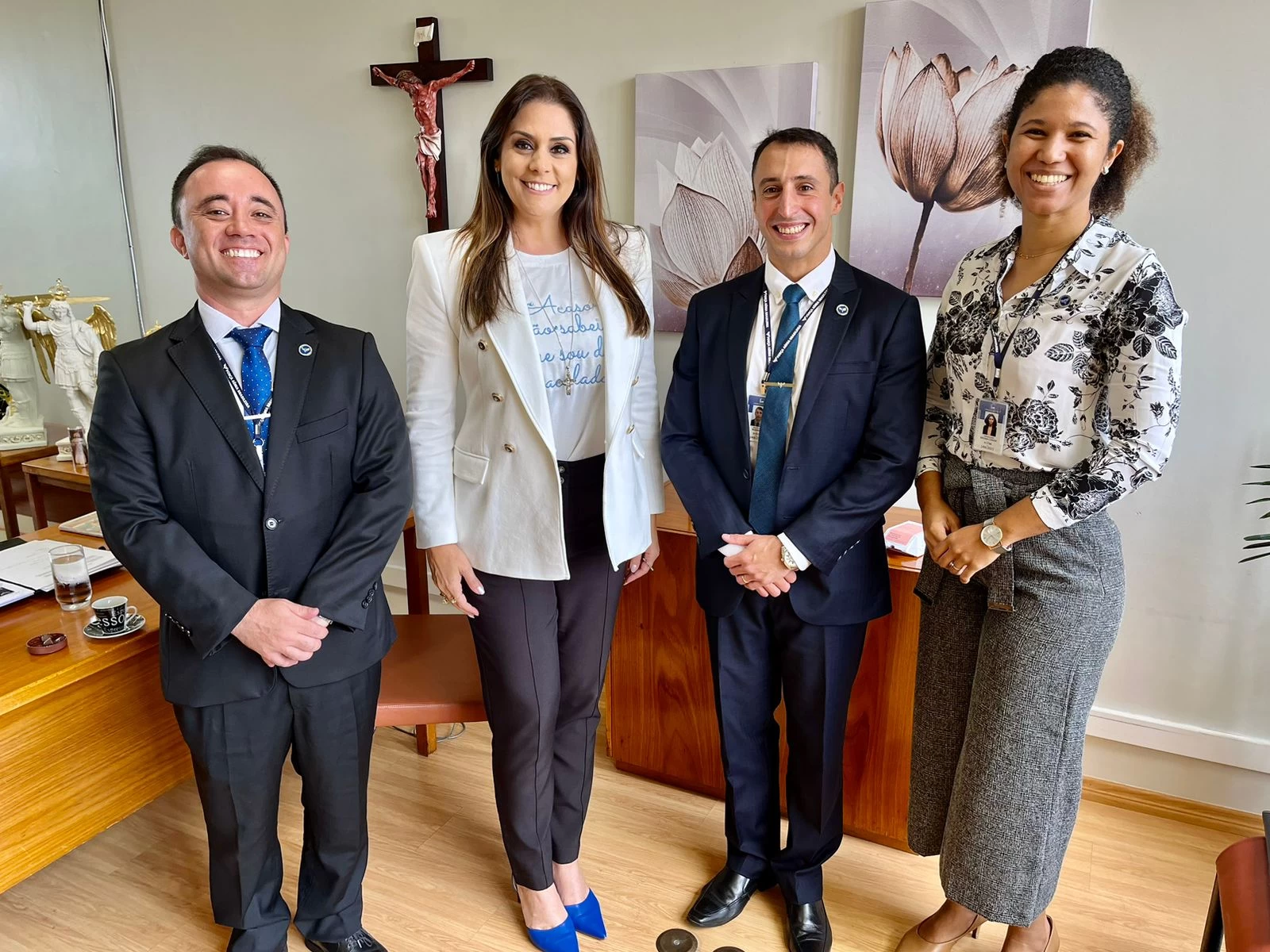 Comando da Aeronáutica visita deputada federal Simone Marquetto em Brasília
