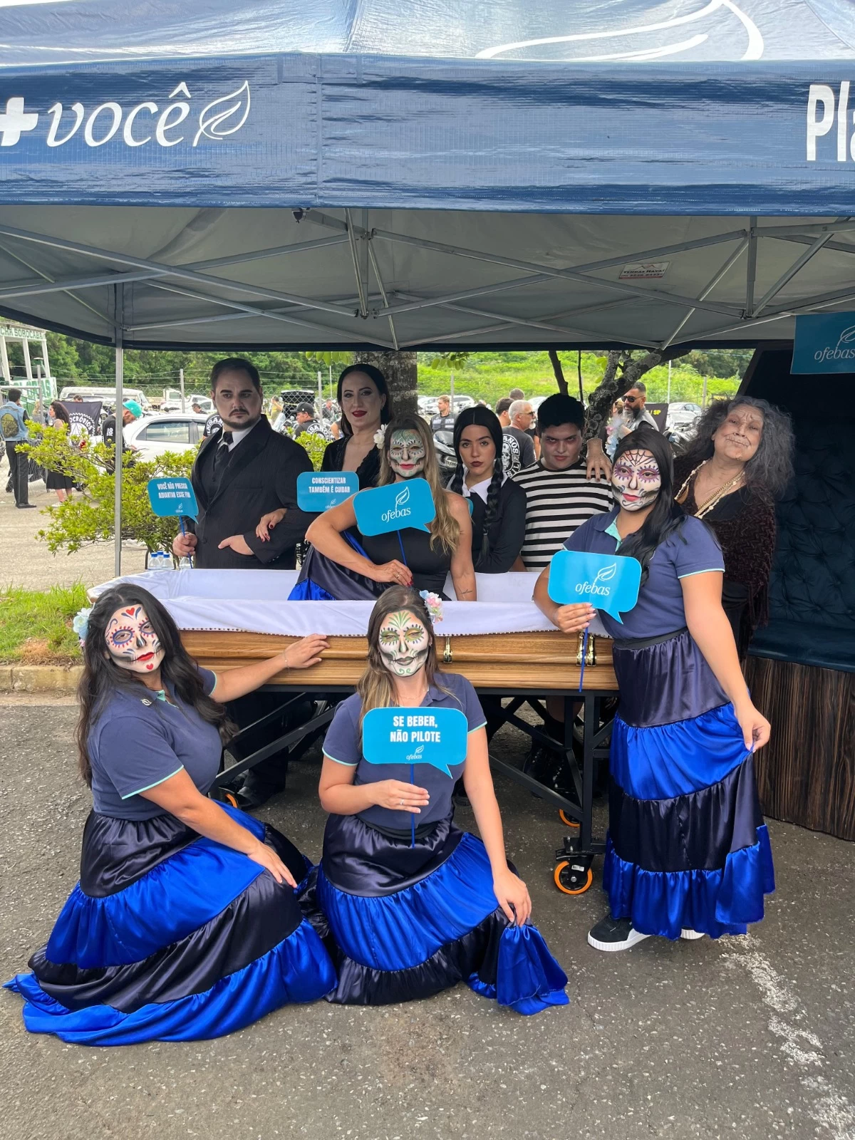 Ofebas leva ação de conscientização sobre álcool e direção a evento de motoclube em Sorocaba