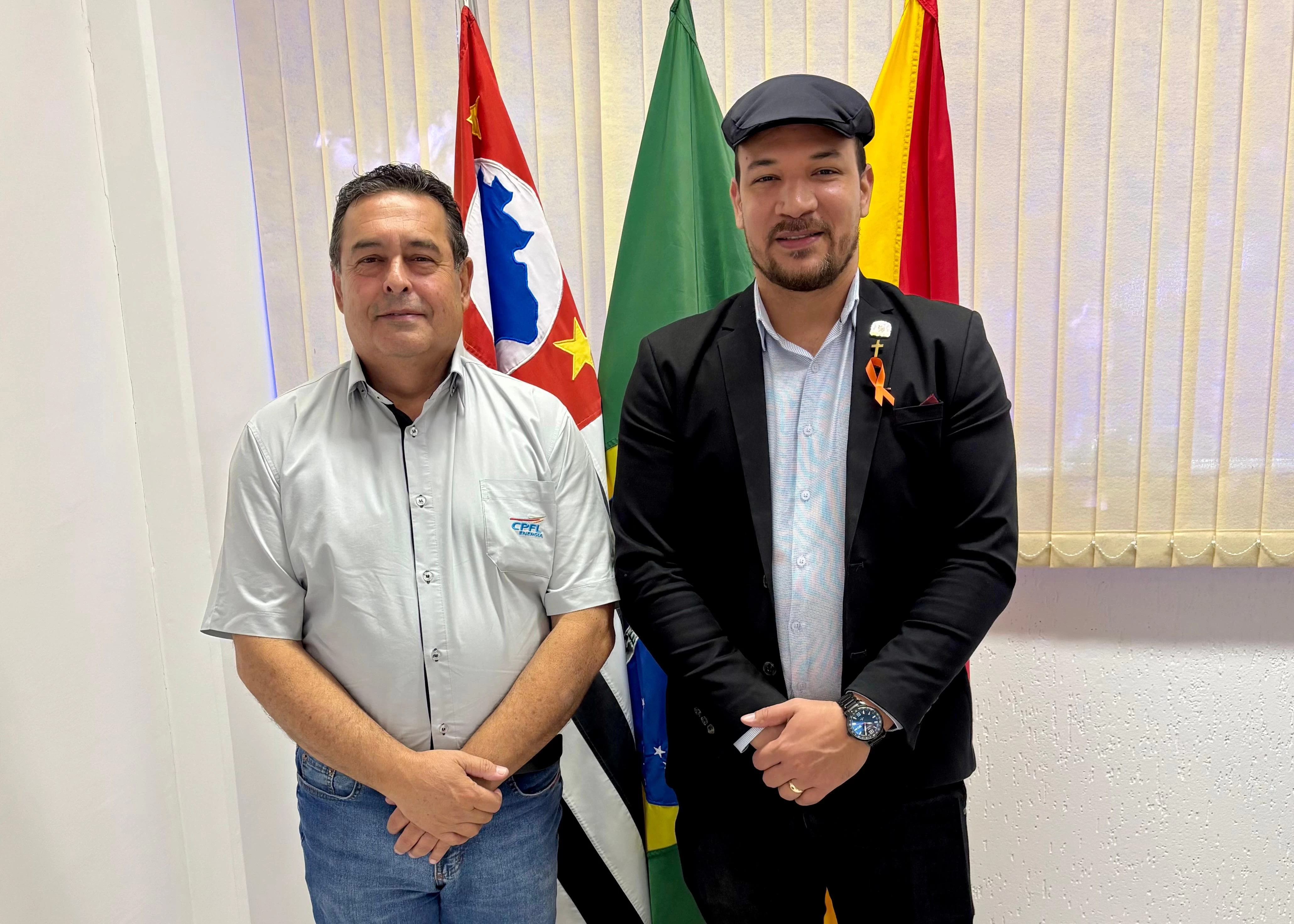 Dylan Dantas recebe representante da CPFL para discutir demandas de energia e serviços em Sorocaba