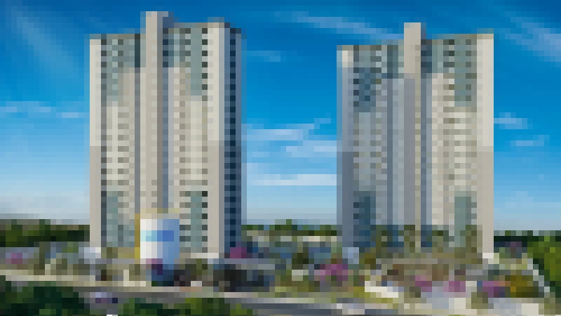 ADN Construtora traz Apartamentos com varanda e elevador nas torres mais altas da Zona Norte com ENTRADA ZERO!