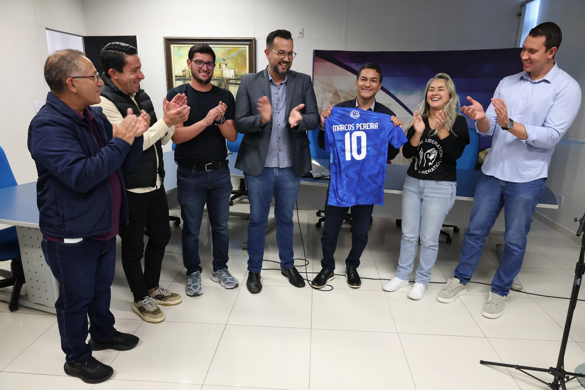 Deputado federal Marcos Pereira faz visita à Câmara Municipal de Sorocaba