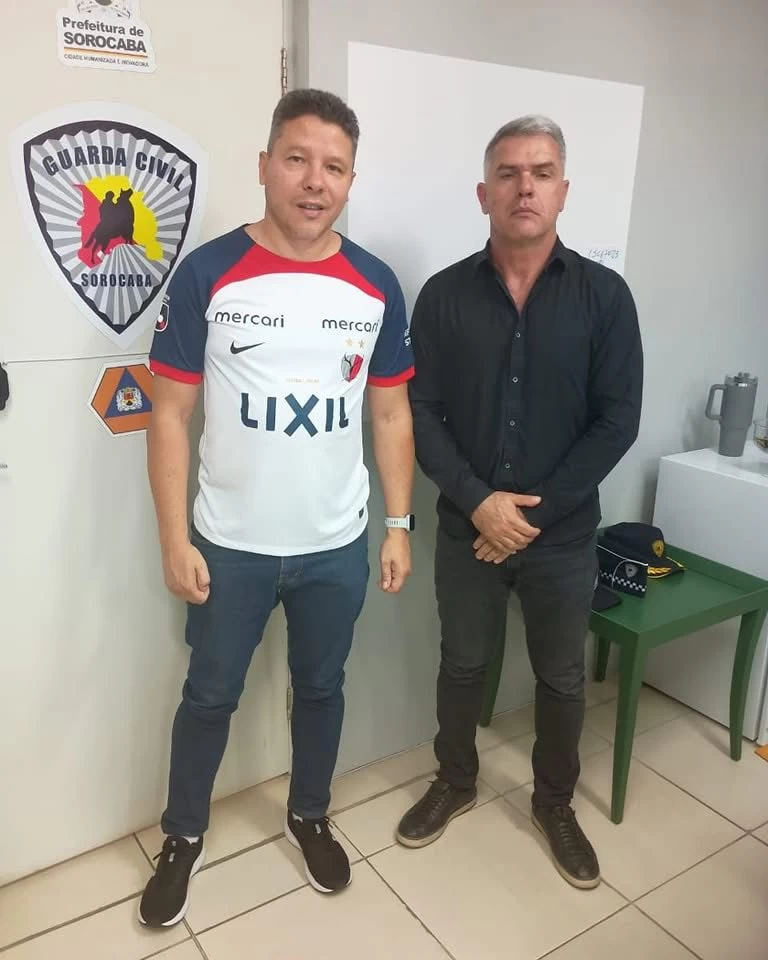 Cristiano Passos discute base da GCM em Aparecidinha com secretário de segurança