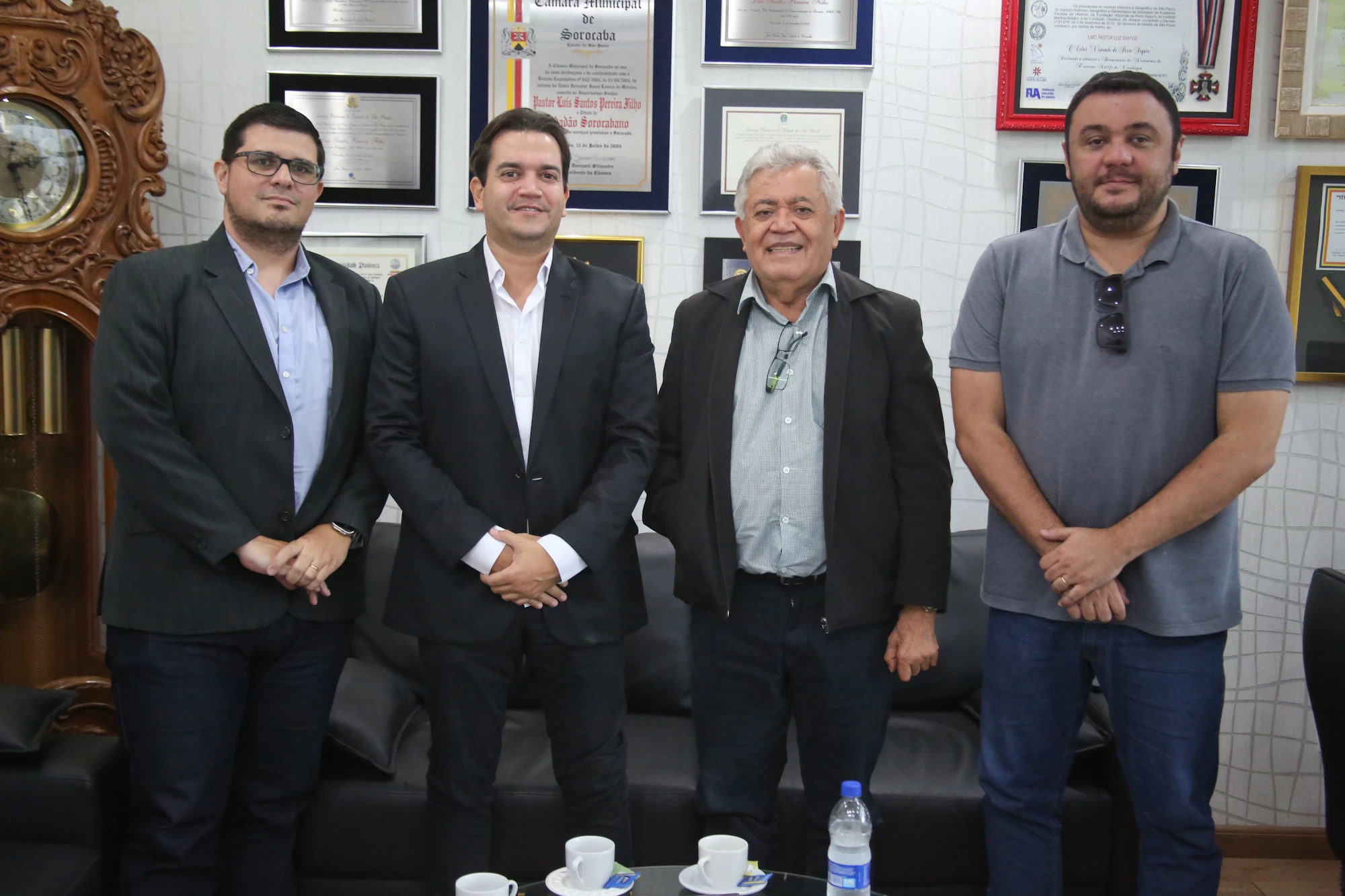 Presidente da Câmara recebe visita do novo secretário da Saúde