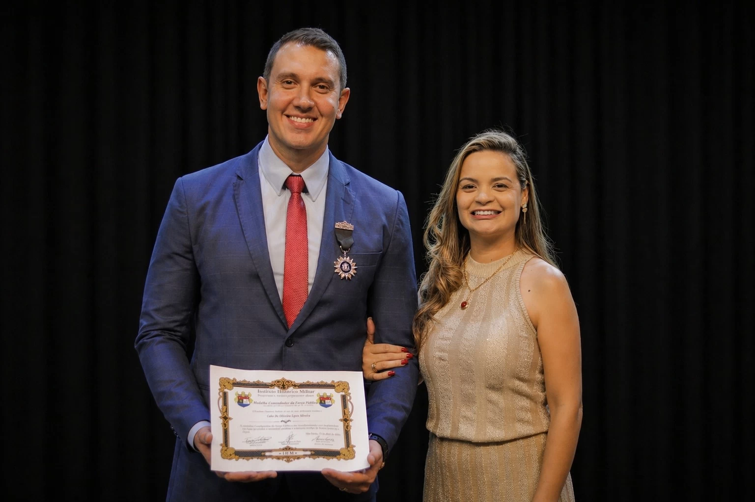 Caio Oliveira é o primeiro político de Sorocaba a receber a Medalha de Combatente da Força Pública
