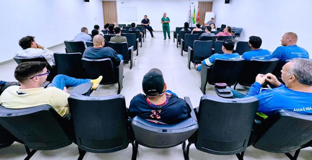 NOVEMBRO AZUL – Saae/Sorocaba realiza palestra sobre saúde do homem e prevenção ao câncer de próstata para servidores