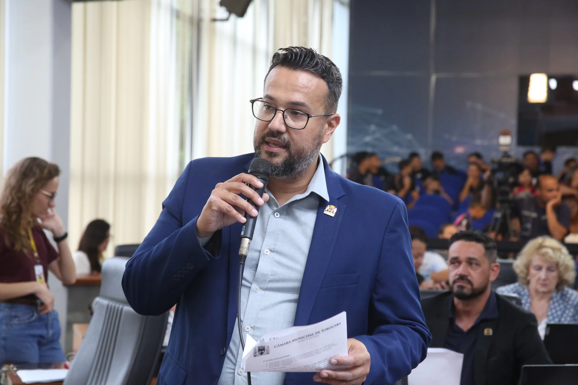 Fábio Simoa questiona atraso nas obras do Centro de Educação Infantil do Jardim Santa Rosa