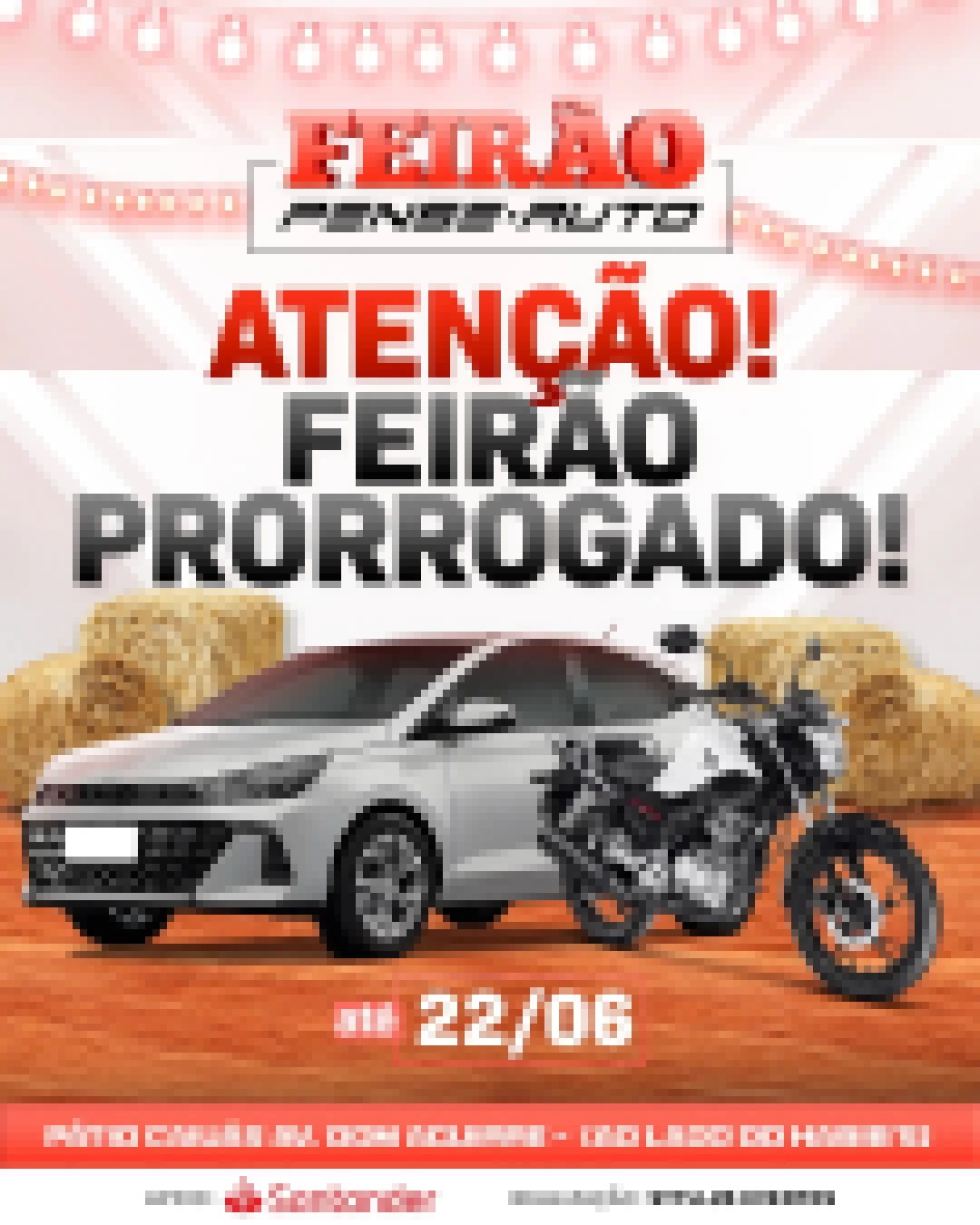 SUCESSO: Feirão Pense Auto Santander é prorrogado até o dia 22 em Sorocaba