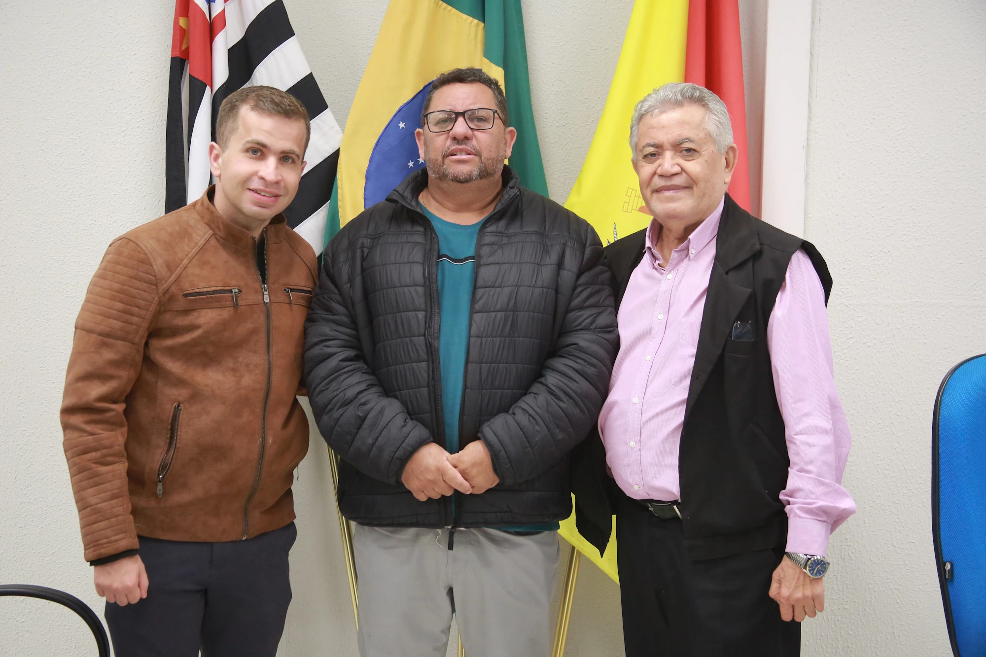 Luis Santos recebe visita de presidente da Câmara de São João da Boa Vista