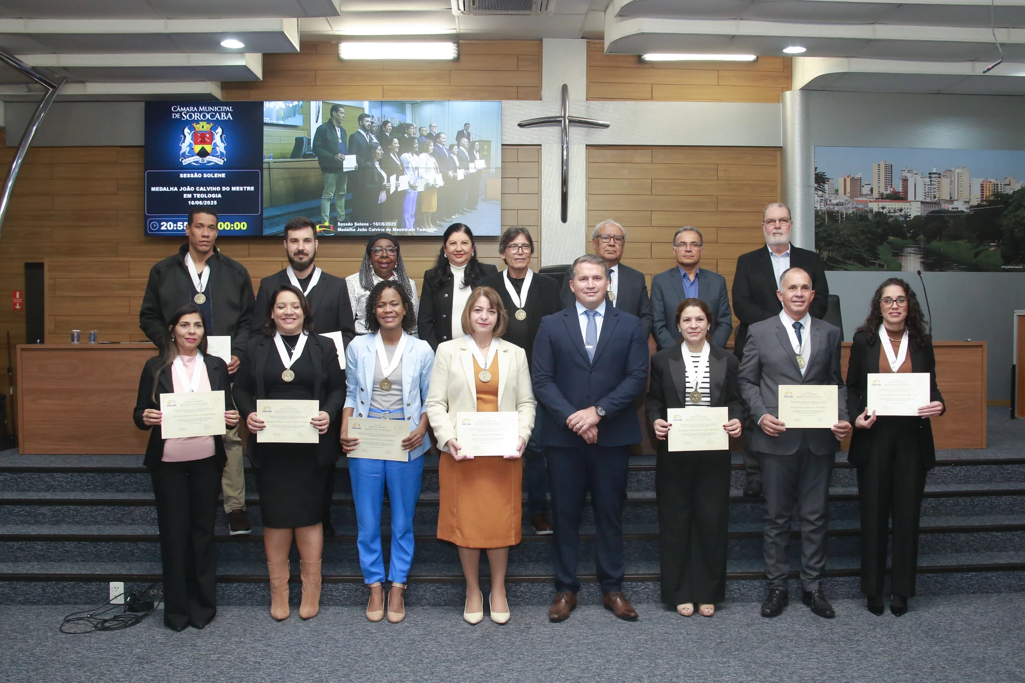 Pastores do Instituto Teológico Quadrangular são homenageados pela Câmara Municipal de Sorocaba