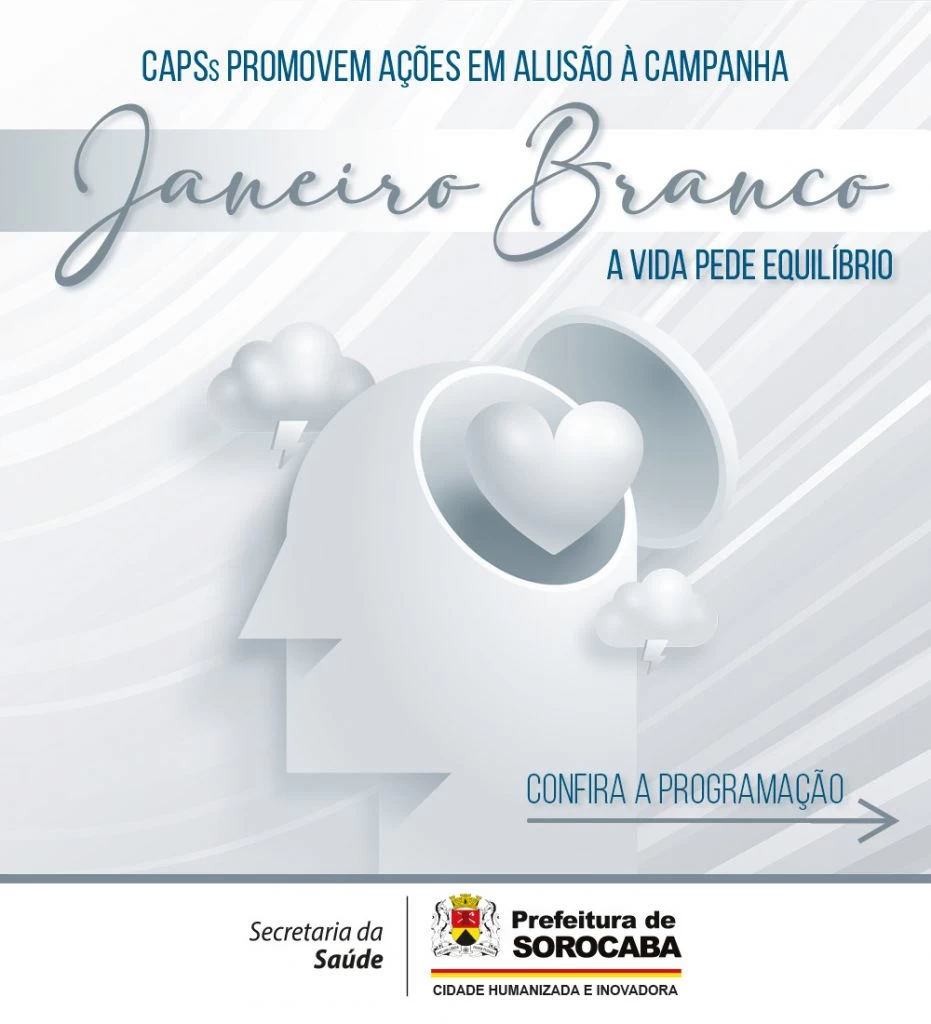 CAPSs promovem ações em alusão à campanha Janeiro Branco
