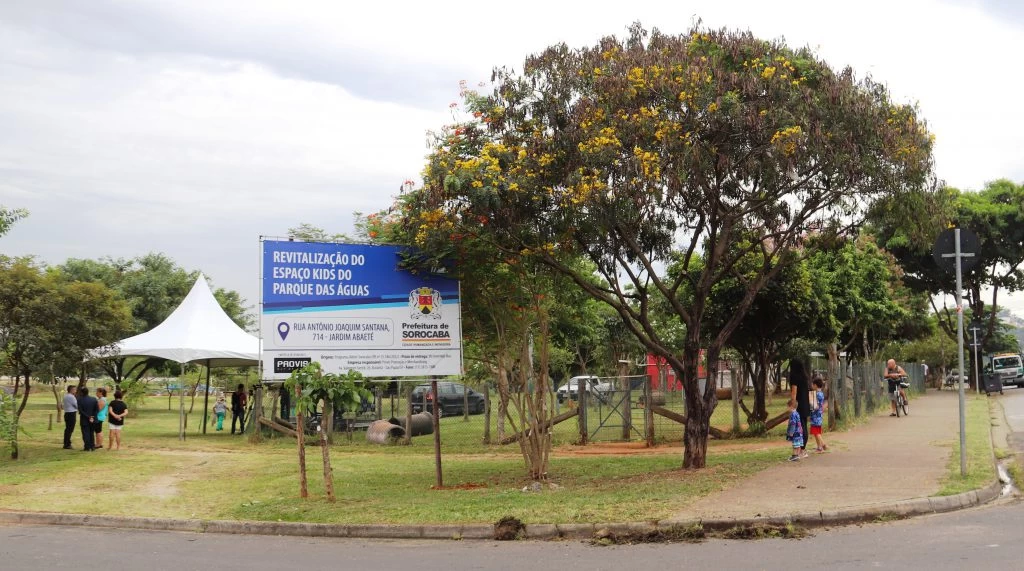 Prefeitura inicia obras de revitalização do Espaço Kids no Parque das Águas