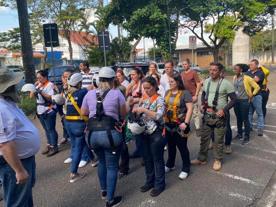 Cerest de Sorocaba realiza capacitação sobre saúde para profissionais que atuam com trabalho em altura