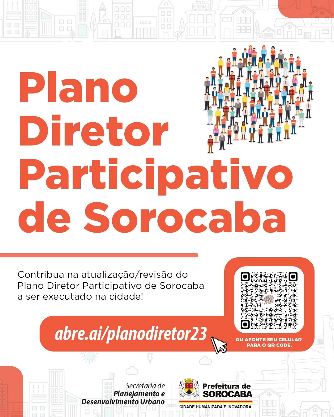 Prefeitura recebe sugestões on-line da população para o Plano Diretor Participativo de Sorocaba