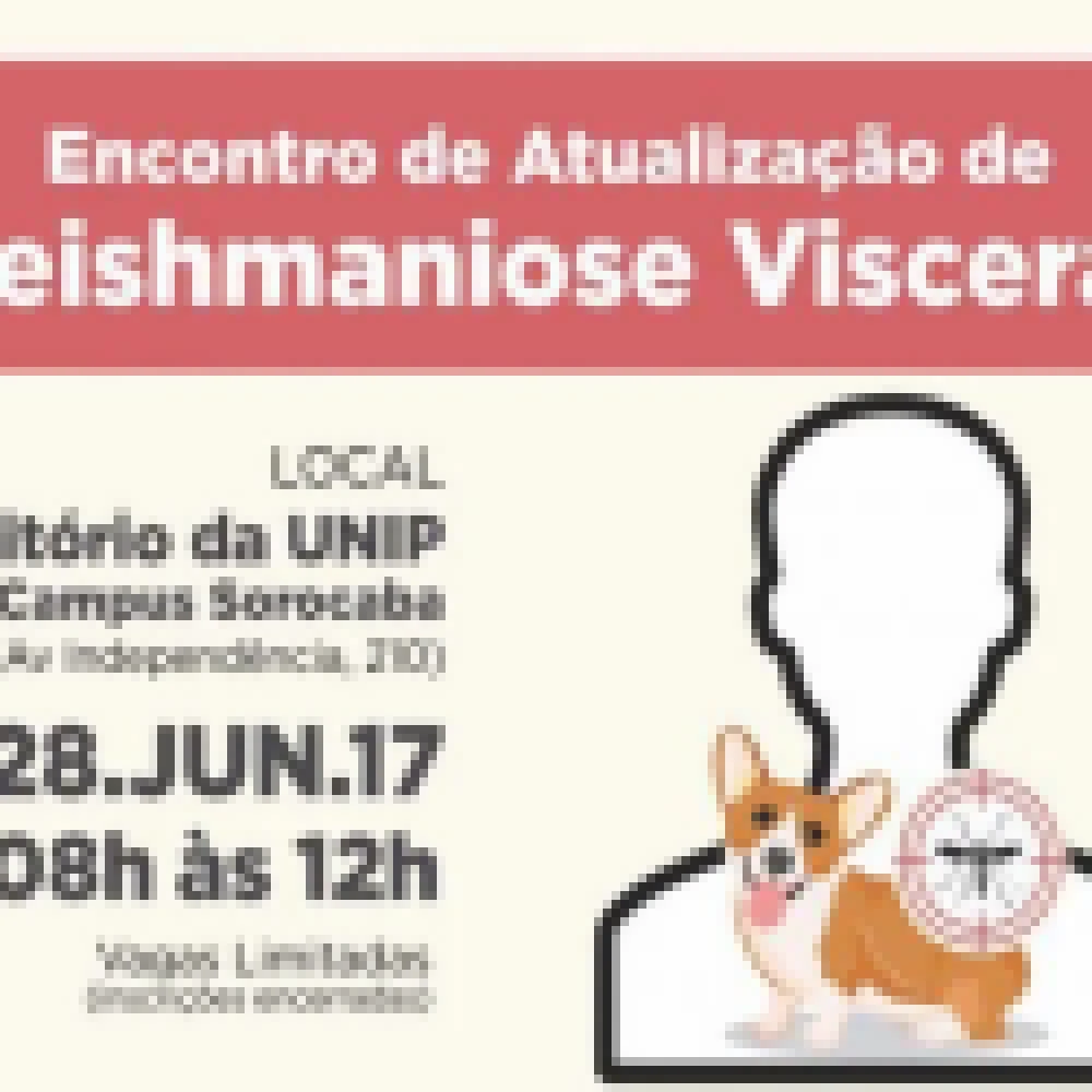 Encontro sobre Leishmaniose Visceral é nesta 4ª feira, em Sorocaba
