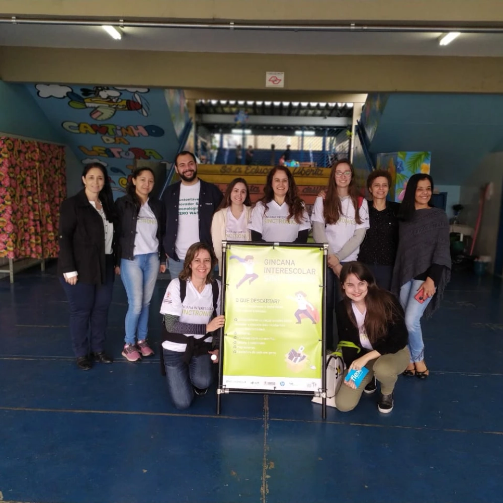 Escolas municipais participam de gincana de coleta de resíduos eletroeletrônicos