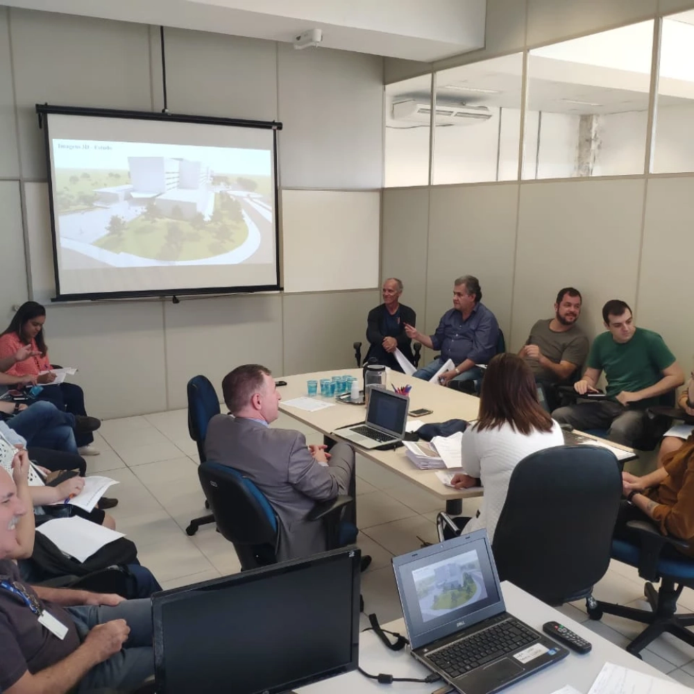 Gape faz reunião para análise de projeto de instalação da Uninove no Parque Tecnológico de Sorocaba