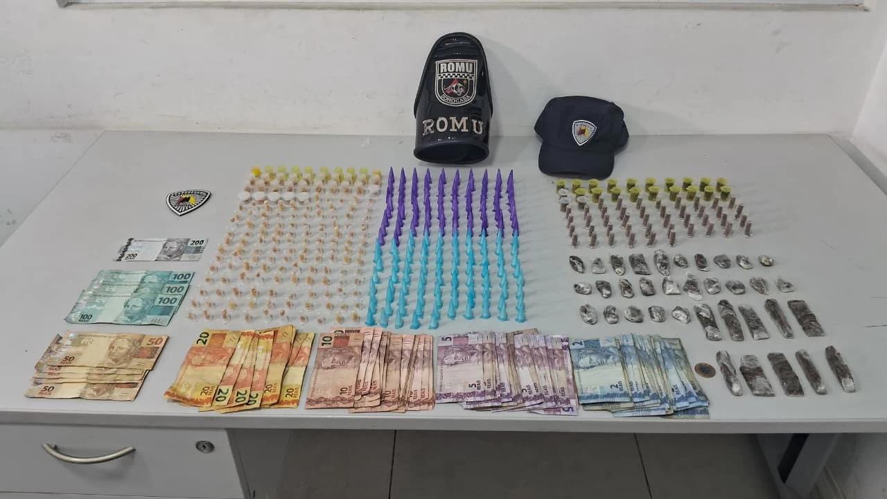 GCM apreende 426 porções de drogas durante operação integrada em área no Jardim dos Estados