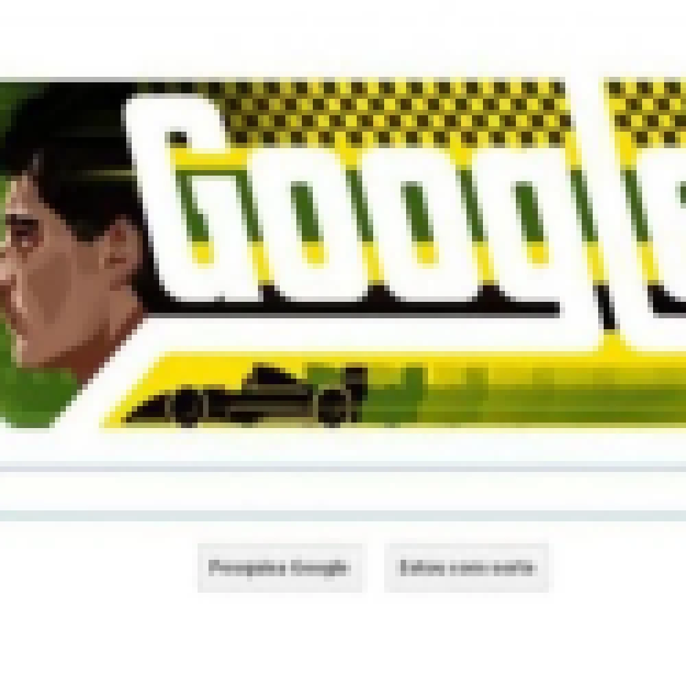 Google celebra 54 anos do nascimento de Ayrton Senna