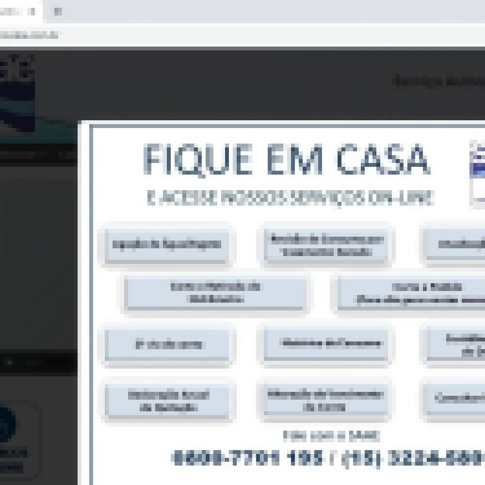 Saae/Sorocaba realiza atualizaÃ§Ã£o cadastral on-line de munÃ­cipes