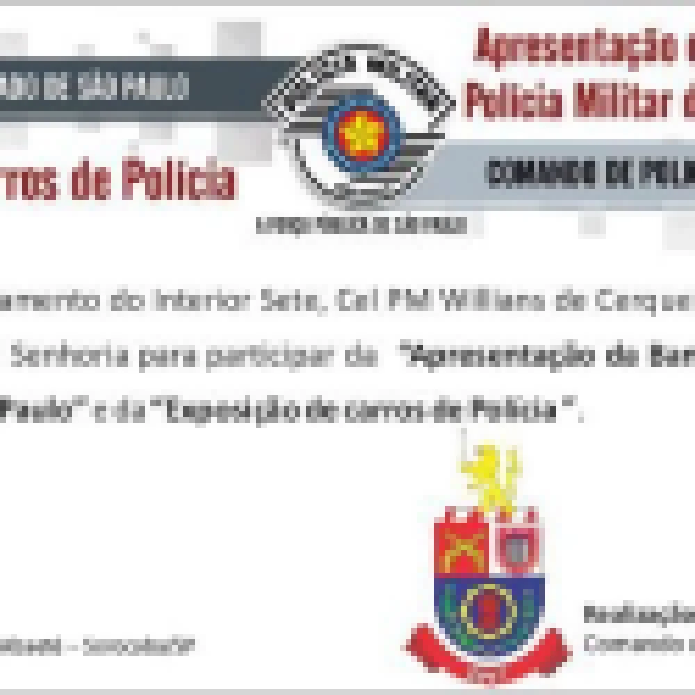 47Âª Semana Brigadeiro Rafael Tobias de Aguiar acontece de 29 de Setembro a 04 de Outubro