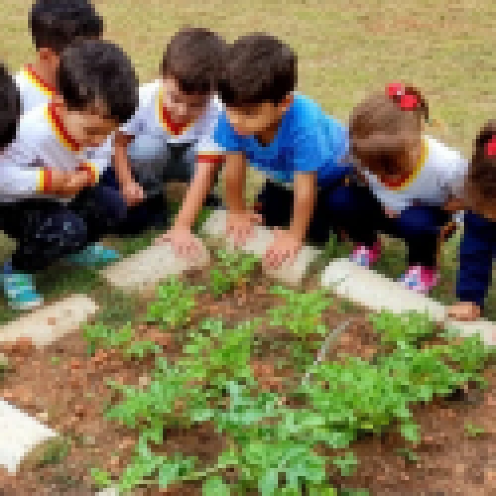 Estudantes do CEI-97 realizam atividade de plantio de melancias