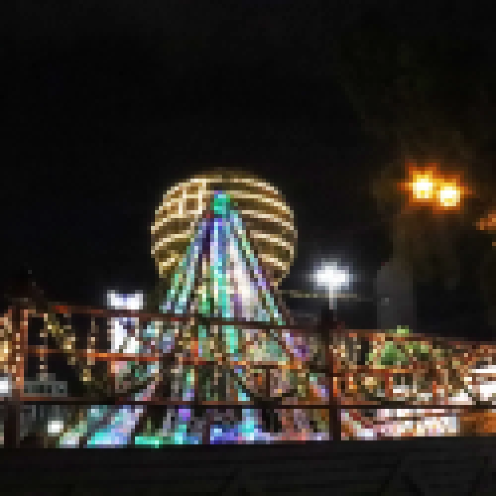 Prefeitura aciona iluminaÃ§Ã£o de Natal no Parque Kasato Maru