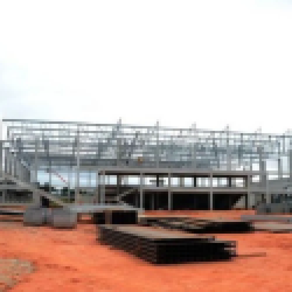 Estrutura metÃ¡lica da Arena Multiuso jÃ¡ estÃ¡ concluÃ­da