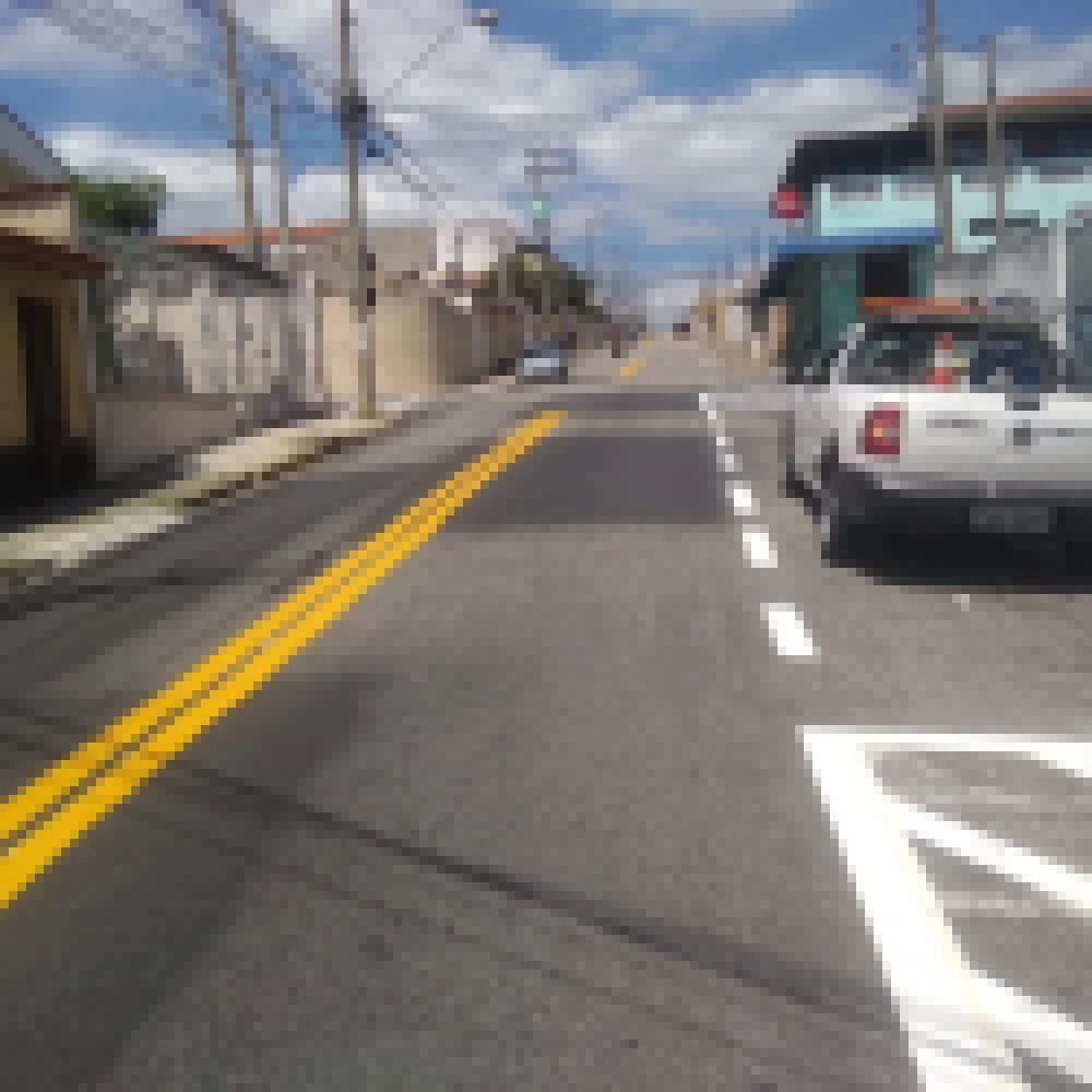 Urbes revitaliza sinalizaÃ§Ã£o de solo de ruas na Vila Haro