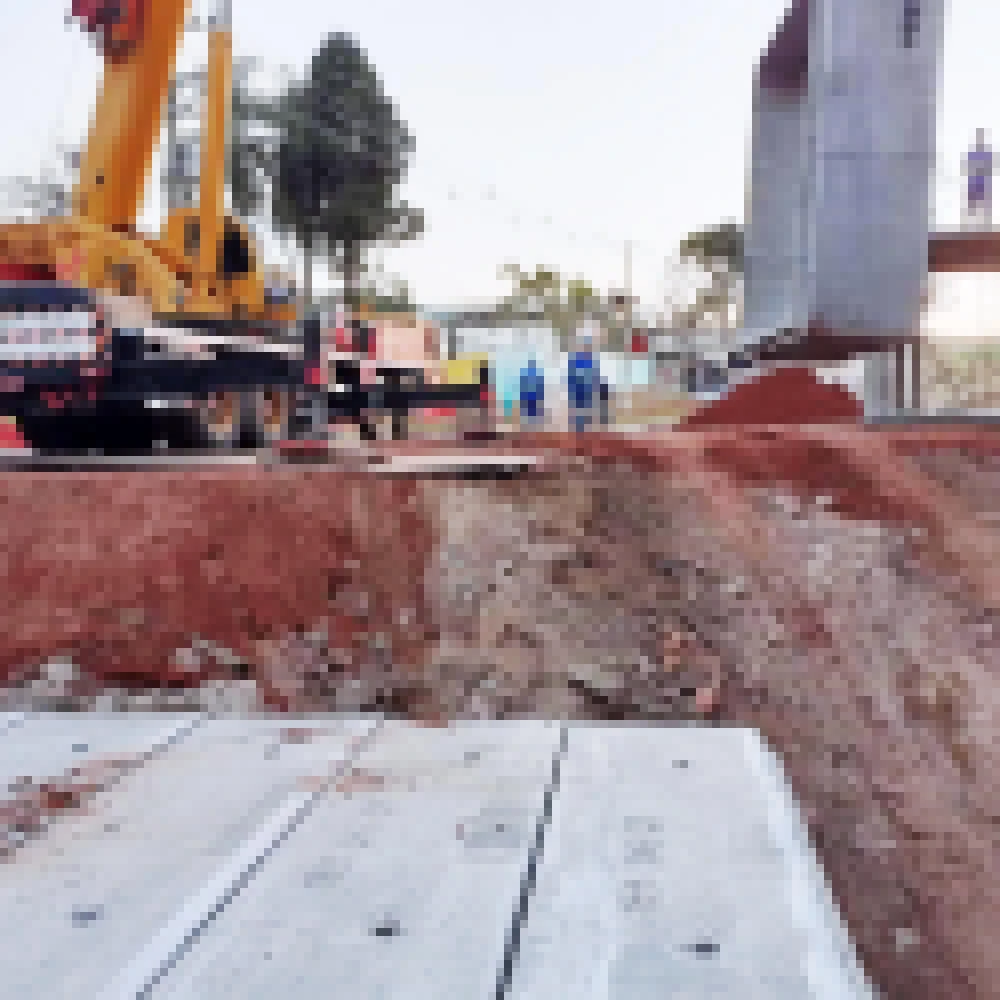 Saae/Sorocaba instala aduelas em nova ponte de acesso a AraÃ§oiaba da Serra
